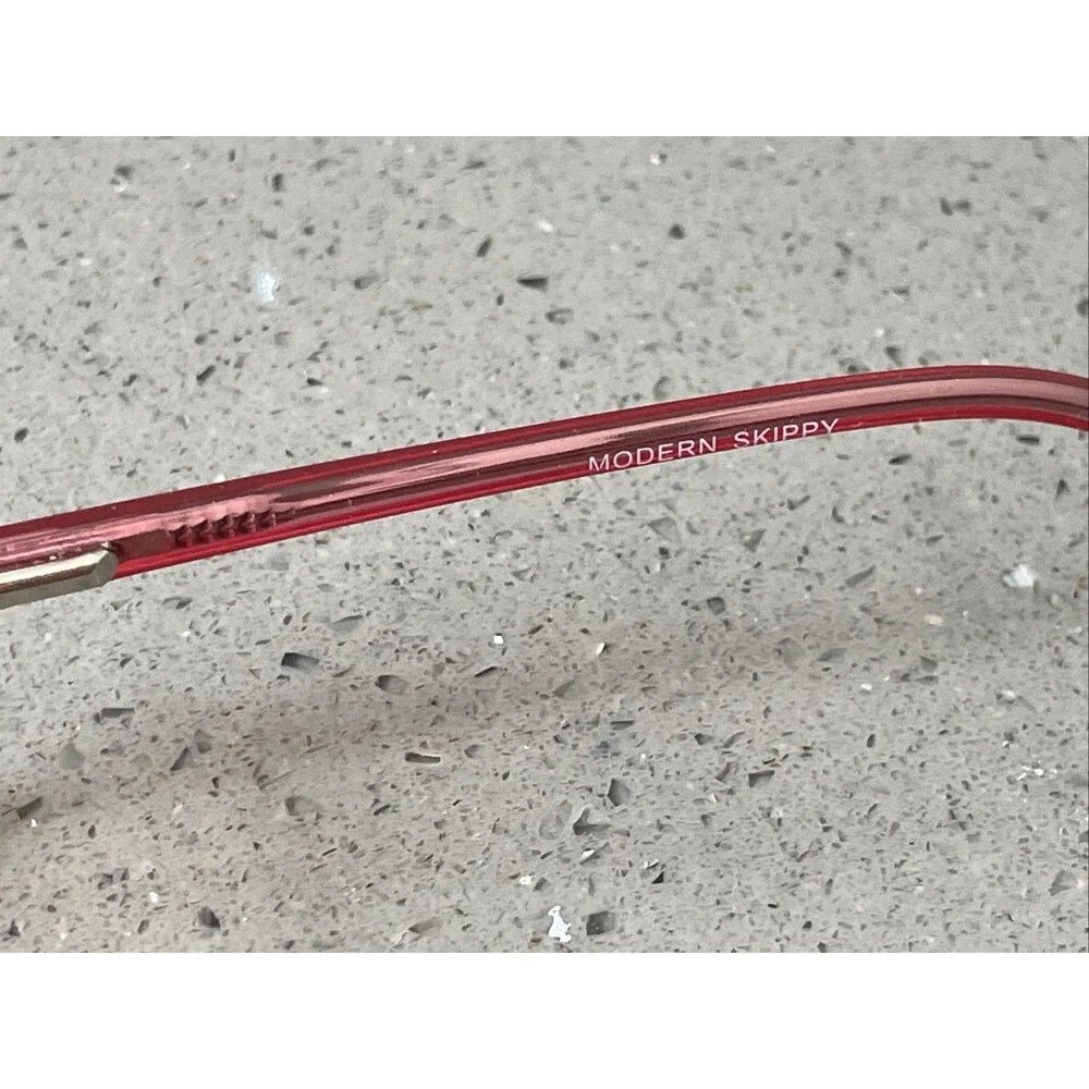 Modern SKIPPY ROSE 46-16-130 Pink Crystal Full Rim Eyeglasses Frames ONLY